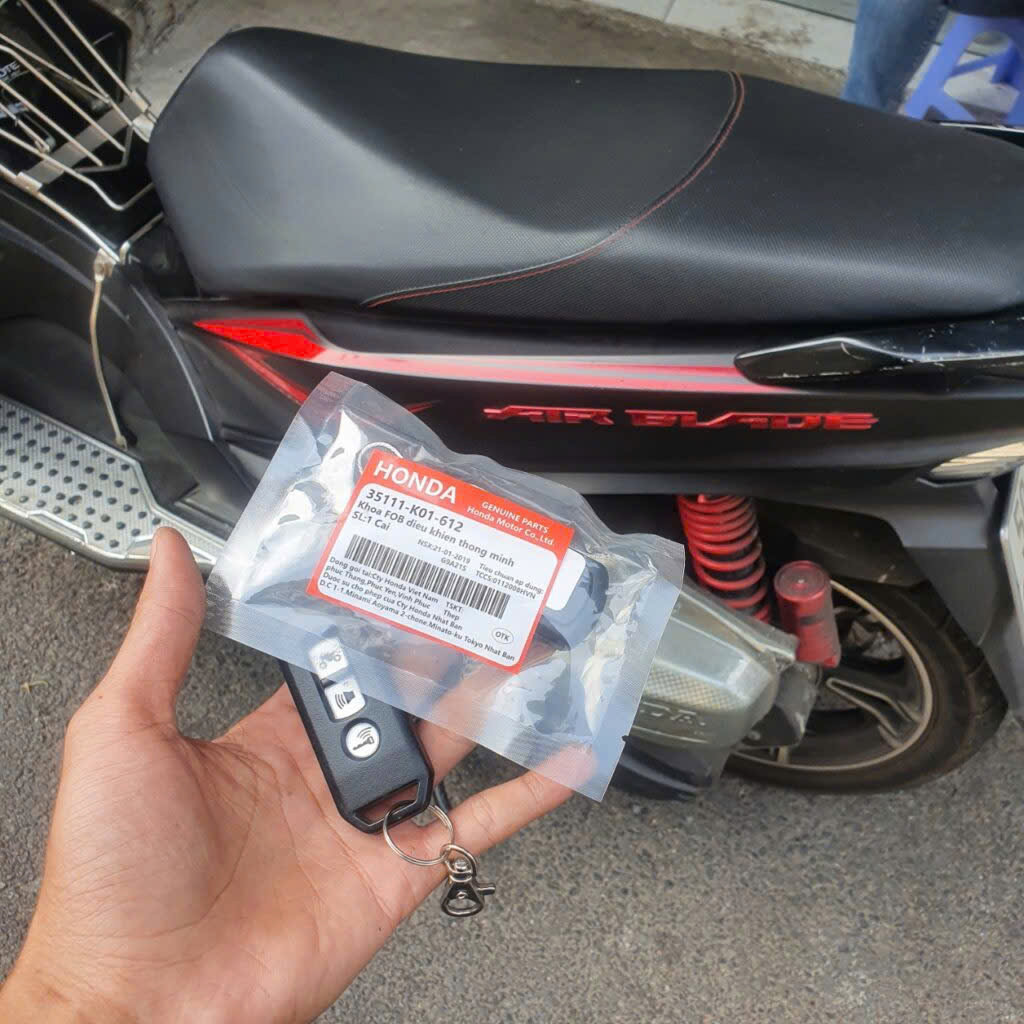 làm lại chìa khóa smartkey xe máy honda sau khi bị mất smartkey